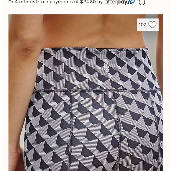 Free People High-Rise Cropped Legging NWT XS - Picture 2 of 6